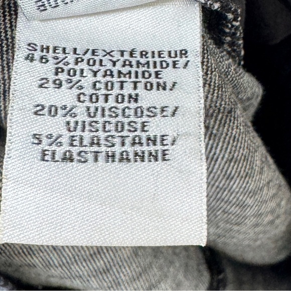 Diane Von Furstenberg Black White Pinstriped Work Office Trouser Pants Size 6 - Picture 13 of 15